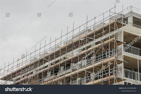 New Building Construction Site Work Progress Stock Photo 2242499905 ...