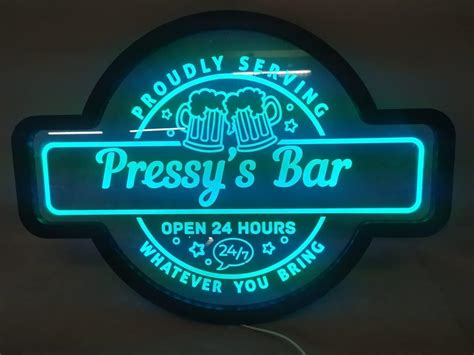 Amazon Personalized Bar Neon Sign Bar Neon Sign Custom Bar Led