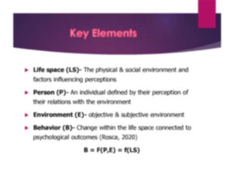 Solution Kurt Lewin S Field Theory Model Studypool