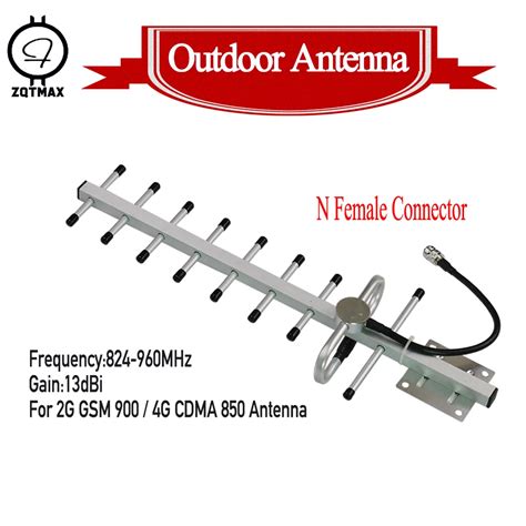 ZQTMAX 13dbi Zewn Trzny Antena Yagi 9 Jednostka 806 960MHz 2G 4G