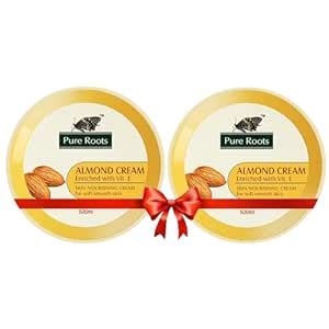 Pure Roots Almond Cream Pack Of 2 500ml 2 Amazon In Beauty