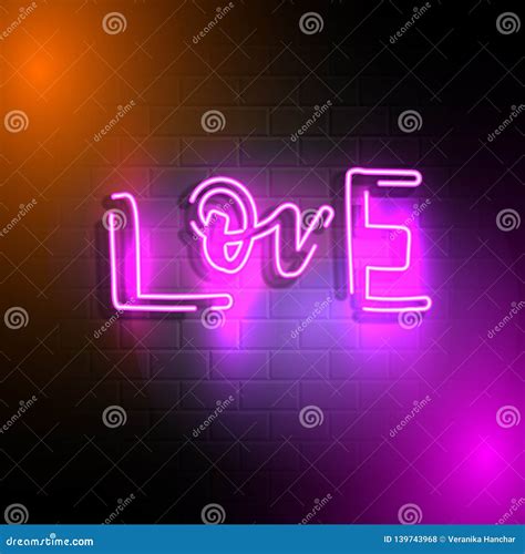 Love Is Love Neon Text Vector Design Template Lgbt Neon Logo Light