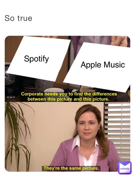 So True Spotify Apple Music Nev The Cockatiel Memes