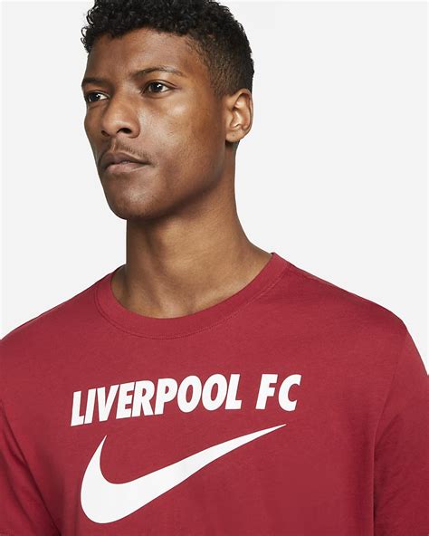 Liverpool F C Swoosh Mens Nike Football T Shirt Nike Sg