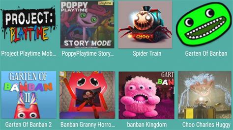 Project Platime Mobile Poppy Playtime Story Spider Train Garten Of