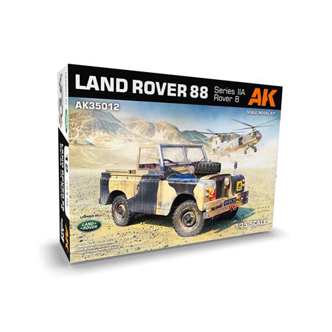 AK35012 AK Interactive 1 35 Внедорожник Land Rover 88 Series IIA