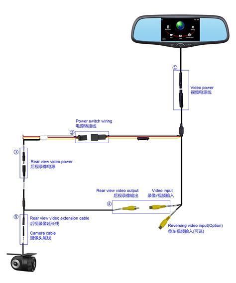 Tft Mirror Backup Camera Wiring Diagram