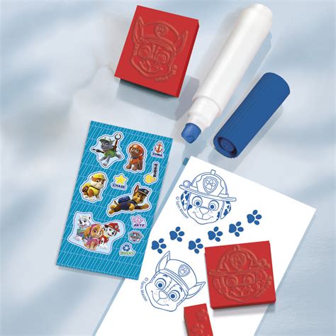 Mini Set Creativ Stampile Paw Patrol Patrula Catelusilor