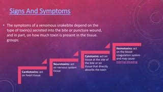 Snake venom (pharmacology) | PPTX