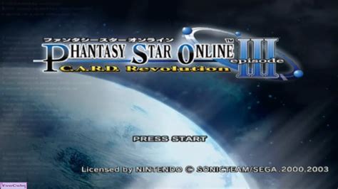 Phantasy Star Online Iii Card Revolution Opening Youtube