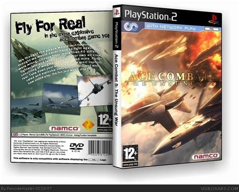 Ace Combat 5 The Unsung War PlayStation 2 Box Art Cover By Thecodemaster