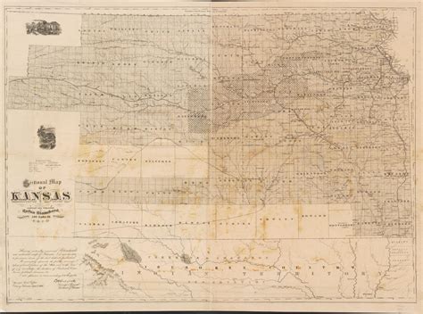 Maps Of Kansas From 1870 To 1879 Kansas Drawer 02 Maps Public