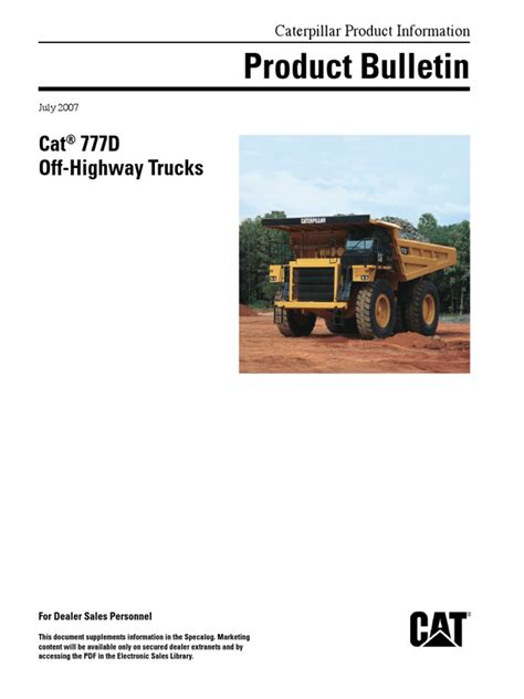 Cat 777d Dump Truck Specs Sale Outlet | tratenor.es