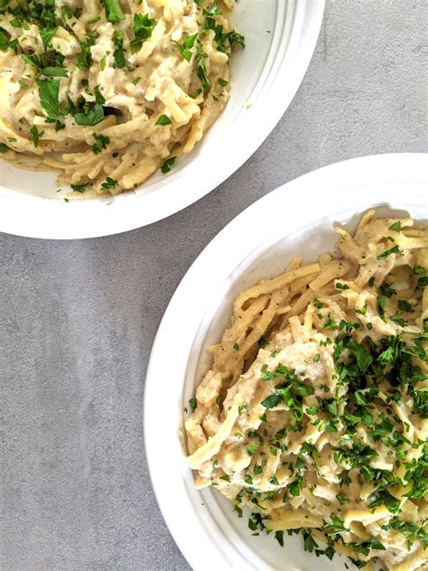 Simple Vegan Cauliflower Alfredo Thehungryveggie