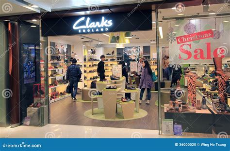 Clarks Shop In Hong Kong Editorial Image Image 36000020