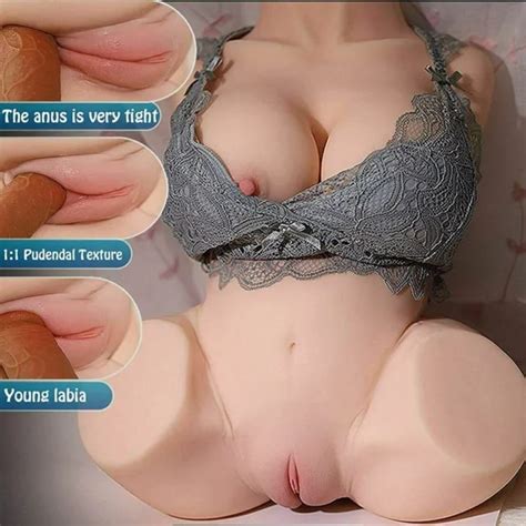 Realistic D Sex Dolls Silicone Woman Vagina Anal And Big Breasts Torso