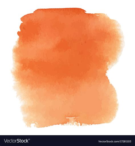 Orange watercolor gradient background Royalty Free Vector