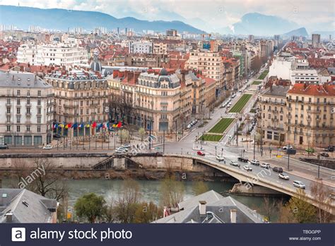 Old Town of Grenoble, France Stock Photo - Alamy