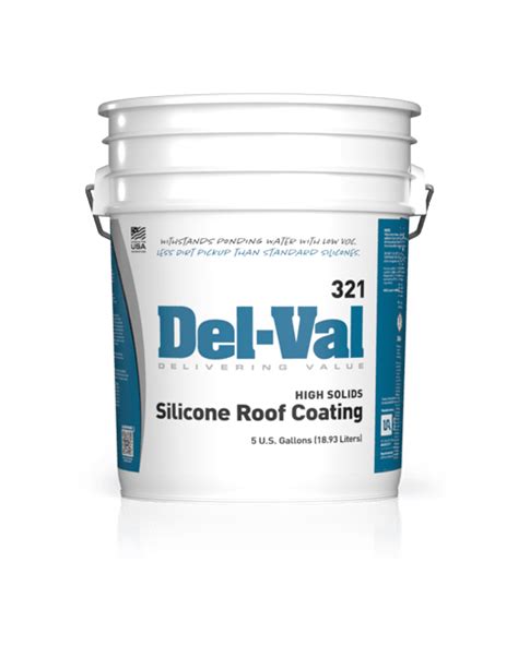 Del Val High Solids Silicone Roof Coating