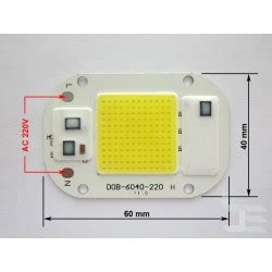 COB LED Module 20W Cool White With 220V Integrated Driver DOB