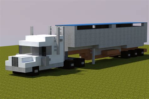 Semi Truck Realistic Minecraft Map