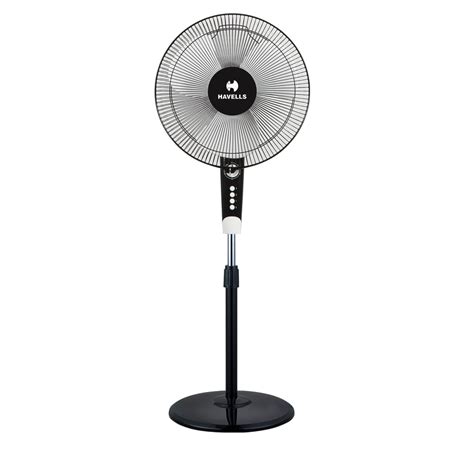 White Black Black Red HAVELLS AUGUSTA PEDESTAL FAN For Domestic At