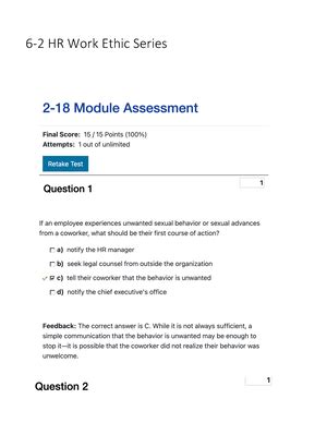 HRM 225 Module 3 3 Complaint Investigation Fair Labor Standards Act