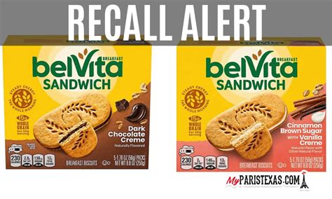 Belvita Breakfast Sandwich Recalled Due To Undeclared Peanut Allergen