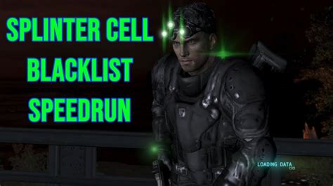 Splinter Cell Blacklist In M S World Record Speedrun Youtube