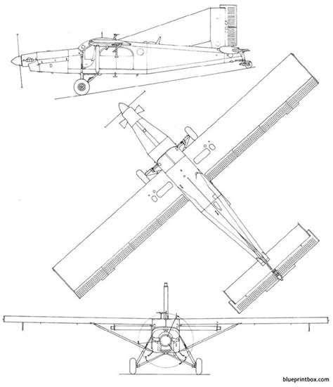 Pilatus Pc 9 Plans Aerofred Model Airplane Free Plans