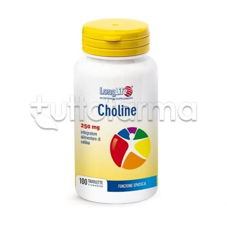 Longlife Choline Integratore Per Benessere Del Fegato 100 Tavolette