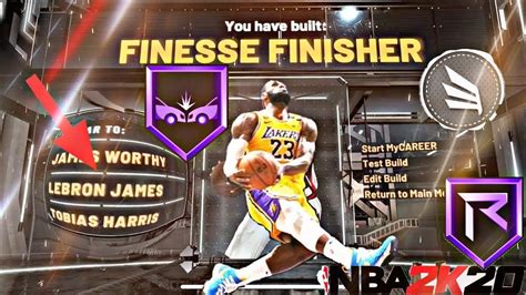 New Rarest Build In Nba K The Demigod Finesse Finisher Lebron Build