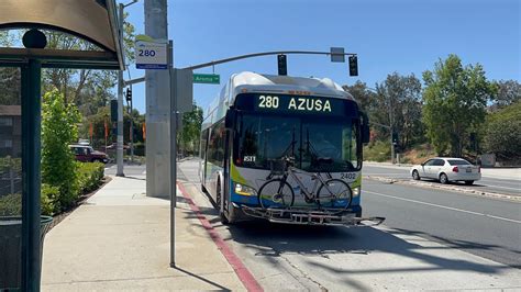 Foothill Transit 2016 New Flyer Xcelsior XN40 On The 280 Aroma