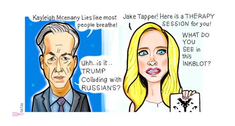 Kayleigh Mcenany Jake Tapper Political Cartoon – Freelancer Political ...