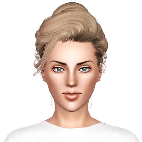 Newsea`s Sandra Hairstyle Retextured By July Kapo Sims 3 Hairs Sims