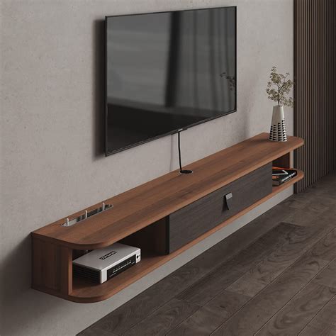 Pmnianhua Floating TV Shelf 47 Wall Mounted TV Stand Floating TV