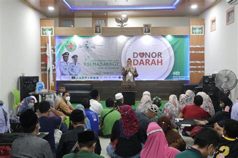 Hari Jadi Ke 26 RSI Mabarrot MWCNU Bungah Gelar Donor Darah Gratis