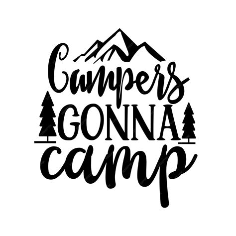 Premium Vector Camping Svg Design Cut Files