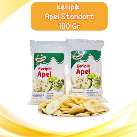 Jual Kripik Apel Standard Transparan Gr Khas Kota Wisata Batu