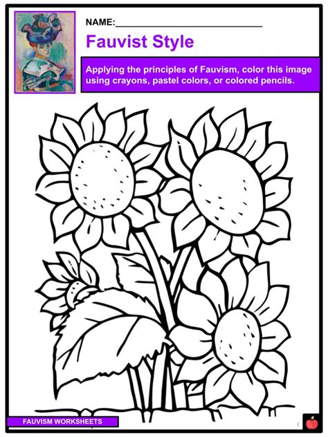 Fauvism Facts Worksheets Introduction And Neo Fauvism For Kids