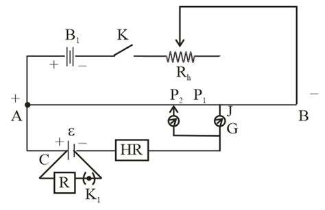 Circuit Diagram For Internal Resistance Of A Cell Using Potentiometer ...