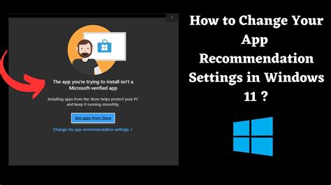 How To Change App Recommendation Settings In Windows 11 YouTube