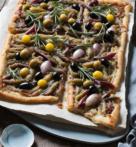 Pissaladi Re Recette Ni Oise Aux Oignons Anchois Et Olives