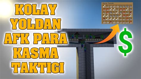 KOLAY YOLDAN AFK PARA KASMA TAKTİĞİ MİNECRAFT SKYBLOCK Bölüm 3