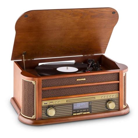 Belle Epoque 1908 Dab Retro Stereo Turntable Dab Bluetooth