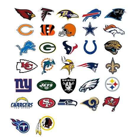 Nfl Logos Printable