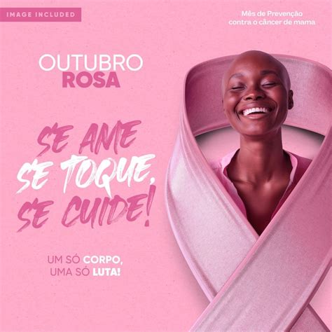 Modelo De Feed De Mídia Social Da Campanha Outubro Rosa Psd Premium