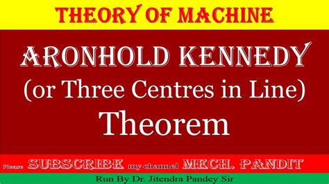 Kennedy Theorem Method For Finding Instantaneous Centre In Any