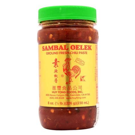 Huy Fong Spice Paste Sambal Oelek Chili Grams Amazon In