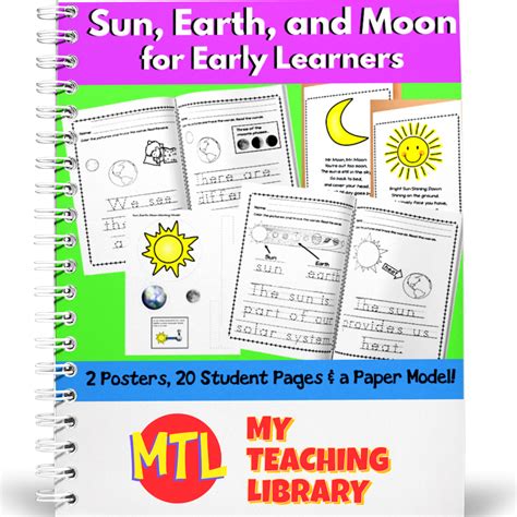 Sun Earth And Moon Science For Early Learners My Teaching Library